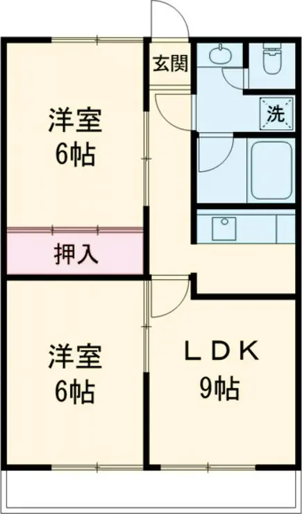 ヴィラ浜田山 2階階 間取り