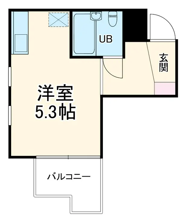 オネスティ大久保参番館 3階階 間取り