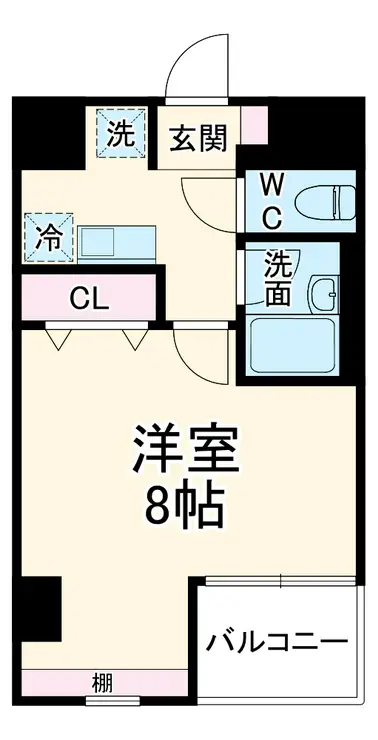 ウエストサイド 1階階 間取り