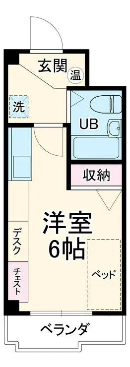 アドーレ湘南 4階階 間取り