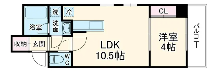 NEWORK 4階階 間取り