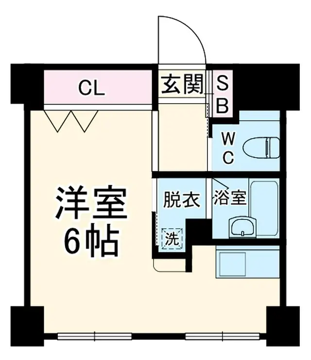 ラフィントール湘南 3階階 間取り