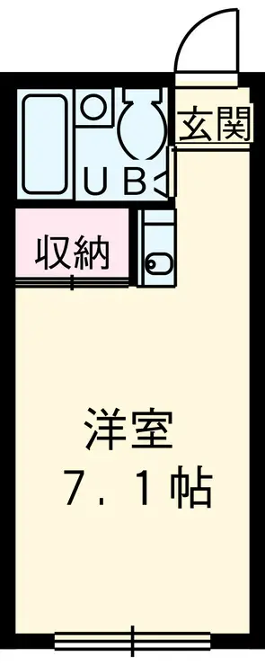 栗原ハイツ 2階階 間取り