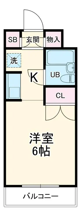 サカエフラット元住吉 4階階 間取り