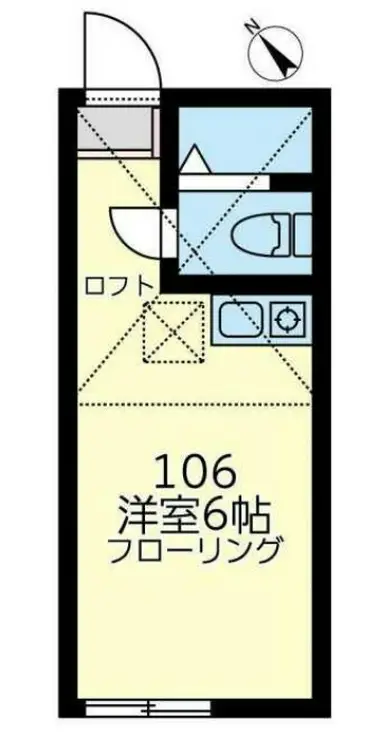 サンヴィレッジ新川崎 1階階 間取り