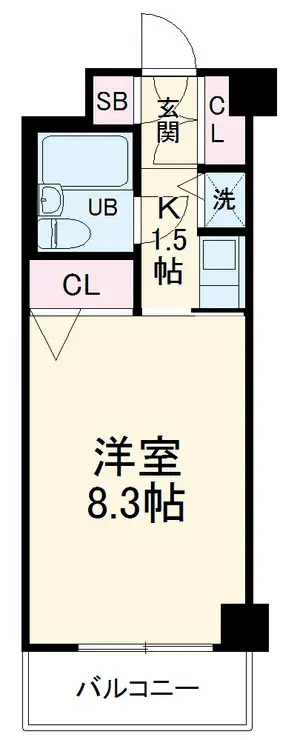オーキッドレジデンス武蔵小杉 2階階 間取り