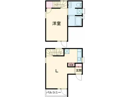 トアダルジャン(1LDK)の間取り写真