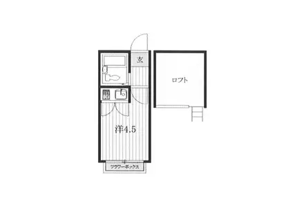 PAM井の頭(ワンルーム/2階)の間取り写真