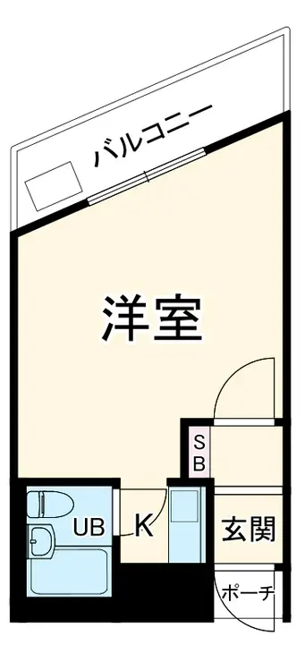 サングレイス保土ヶ谷駅前 4階階 間取り