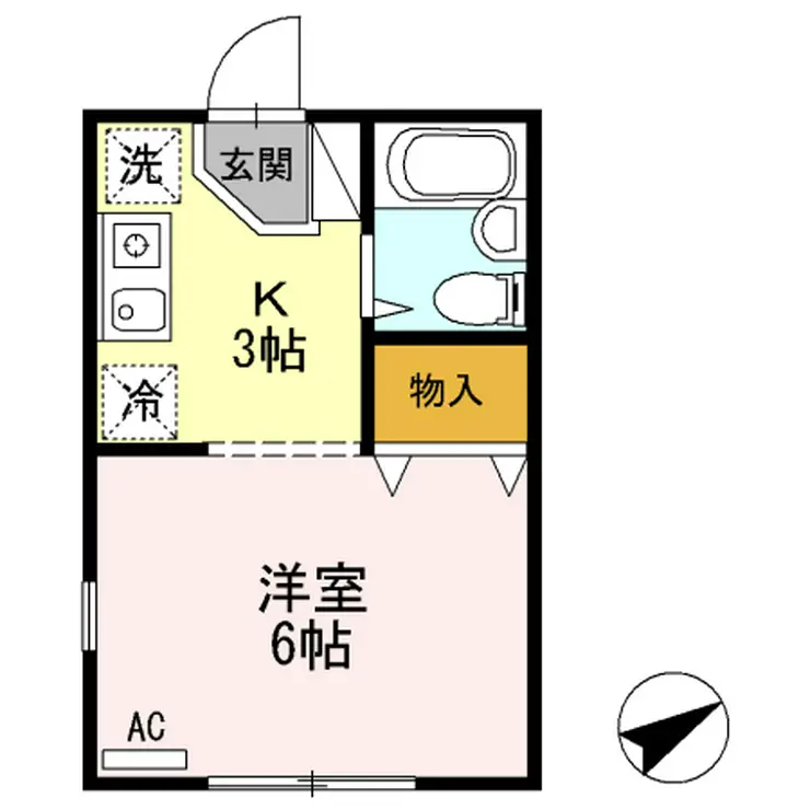 セジュールけやき 2階階 間取り