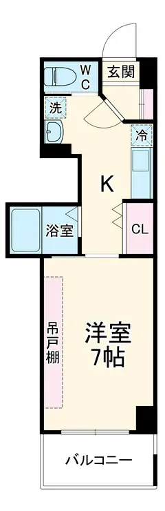 アバンサール湘南 2階階 間取り