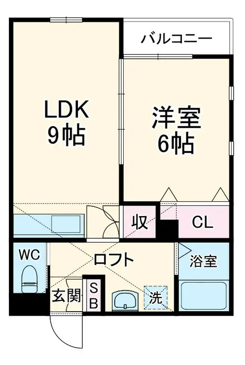 FRIEDEN南行徳 1階階 間取り