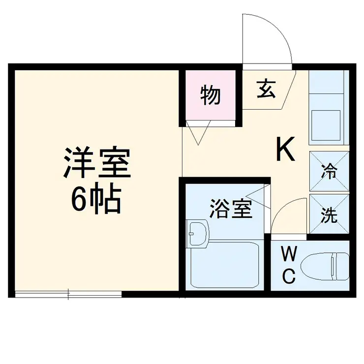 ドミール湘南Ⅱ 2階階 間取り