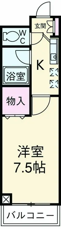 下の根グラスワン 4階階 間取り