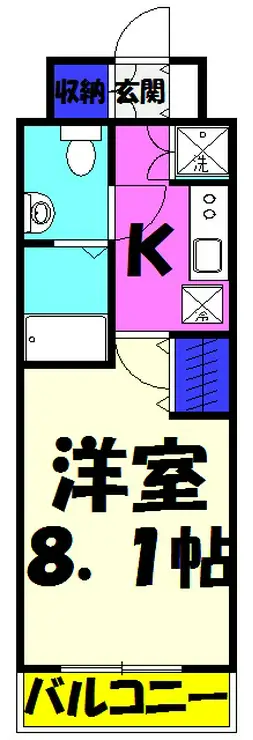 バードピア実籾 2階階 間取り