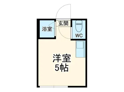 TM古市場Ⅱ(ワンルーム/1階)の間取り写真