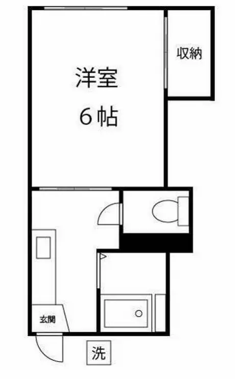 オレゴンハイツC 2階階 間取り