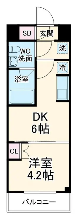 ハーモニーレジデンス武蔵小杉フォレストスクエア 4階階 間取り