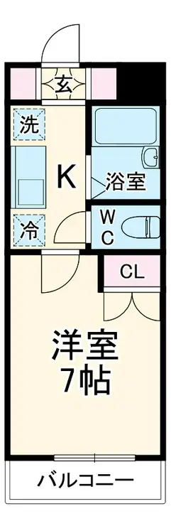 レジディア浦安 4階階 間取り