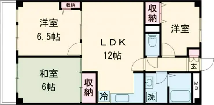 サンラフォーレ篠崎 2階階 間取り