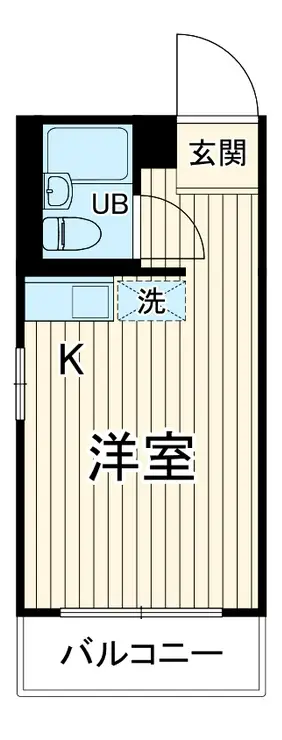 オリエンタル新丸子Ⅲ 1階階 間取り