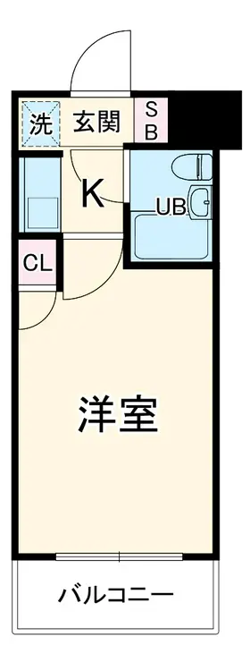 クリオ大口壱番館 4階階 間取り
