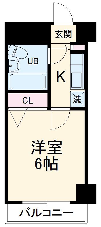 日神パレス吉野町(1K/3階)の間取り写真