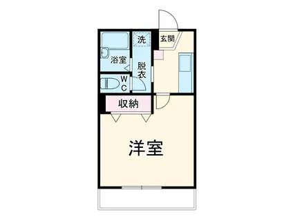 小宮メゾン(1K/2階)の間取り写真