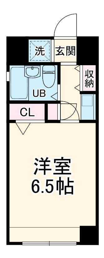 SOCIETY SEASONS(1K/12階)の間取り写真