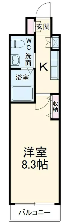 HUMANハイム幕張本郷 1階階 間取り