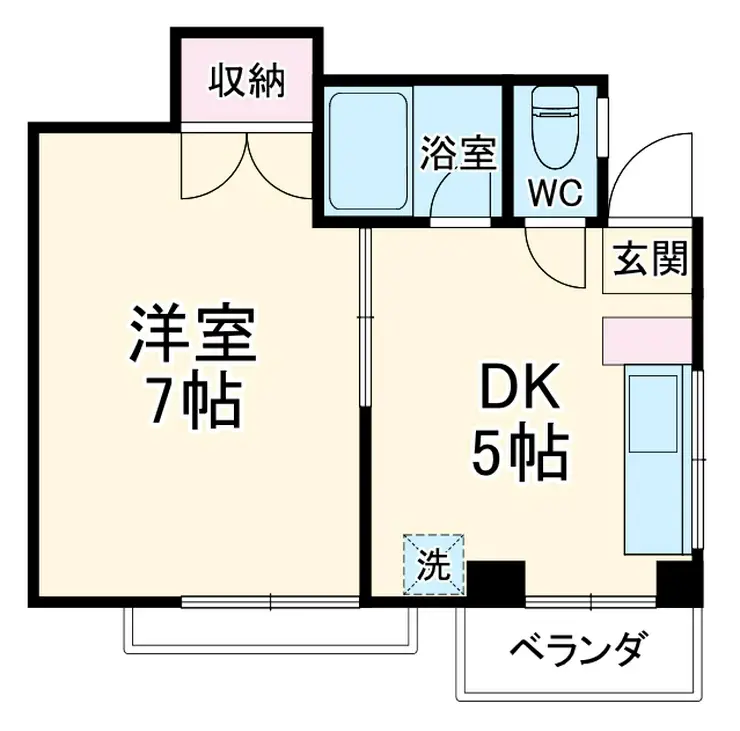 山陽マンション 2階階 間取り