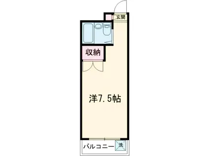 リエス瑞江(ワンルーム/3階)の間取り写真