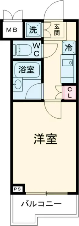 ルーブル上池台弐番館 1階階 間取り