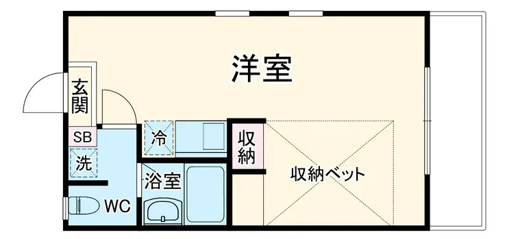 CASAぷらんどーる 1階階 間取り