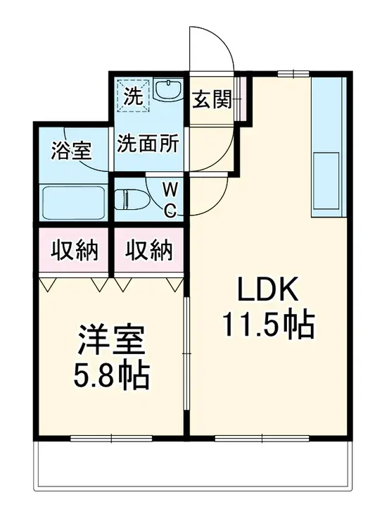 ソフィエル沙羅 3階階 間取り