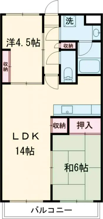 シャンサール船堀 3階階 間取り