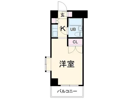 メゾンドコンフォール(ワンルーム/4階)の間取り写真