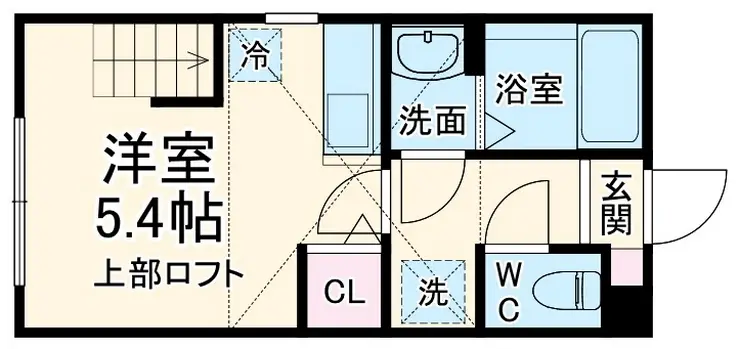 ハーミットクラブハウスキアーヴェ 1階階 間取り
