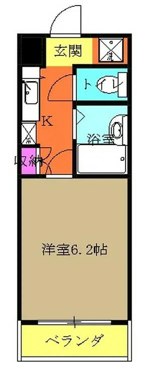 ラ・コート・ドール津田沼 2階階 間取り