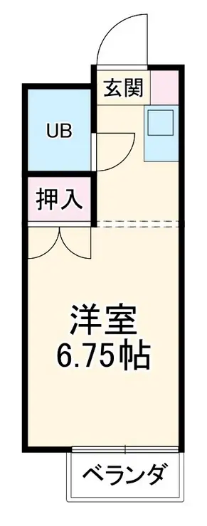パレス新井 2階階 間取り