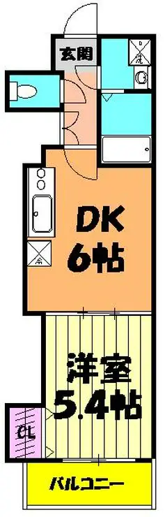 金太郎ヒルズ70 5階階 間取り