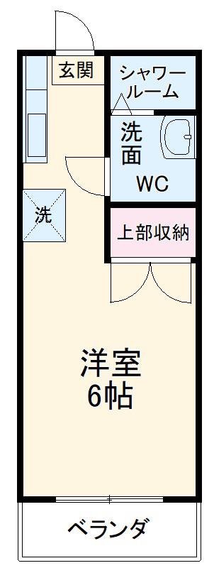 東京地下鉄東西線 浦安駅(千葉) 徒歩10分 3階建 築38年(ワンルーム/1階)の間取り写真