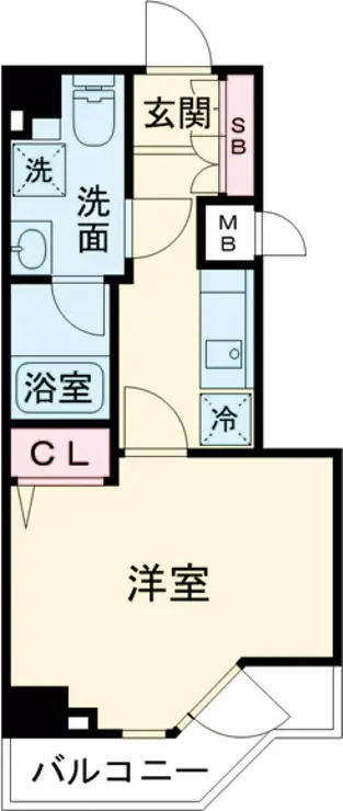 メインステージ西荻窪駅前 3階階 間取り