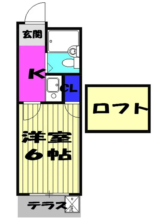 パセットワン幕張本郷 2階階 間取り