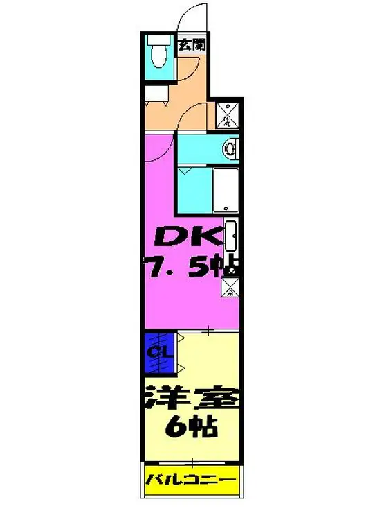 AMAPOLA 4階階 間取り