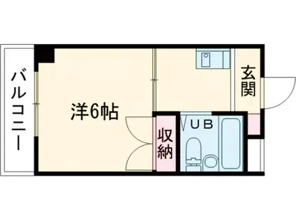 エスペランサ瑞江A棟(1K/2階)の間取り写真