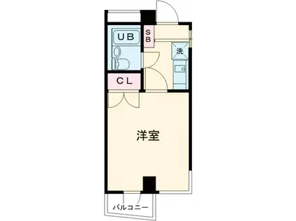 グランバリュー久我山(1K/4階)の間取り写真