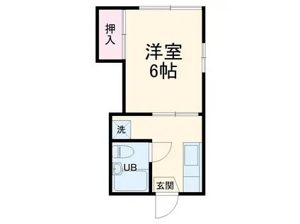 エスプレシーボ白楽Ⅰ(1K/2階)の間取り写真