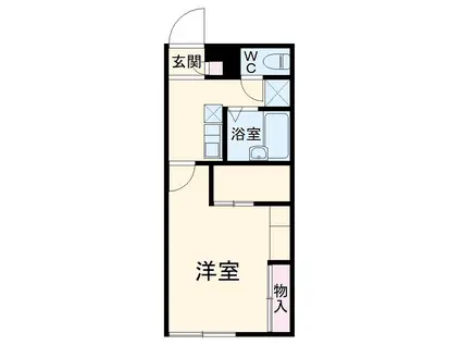 レオパレスL イーズ(1K/2階)の間取り写真