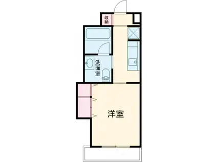 ラウンドタワー オペリア(1K/3階)の間取り写真